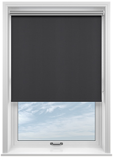 Energy Saving (Blackout), Black - Twist&Fit Roller Blind